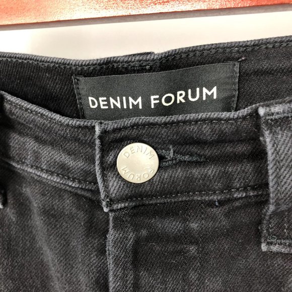 Aritzia Denim Forum The Yoko High Rise Slim Black Size 27 - Picture 5 of 16